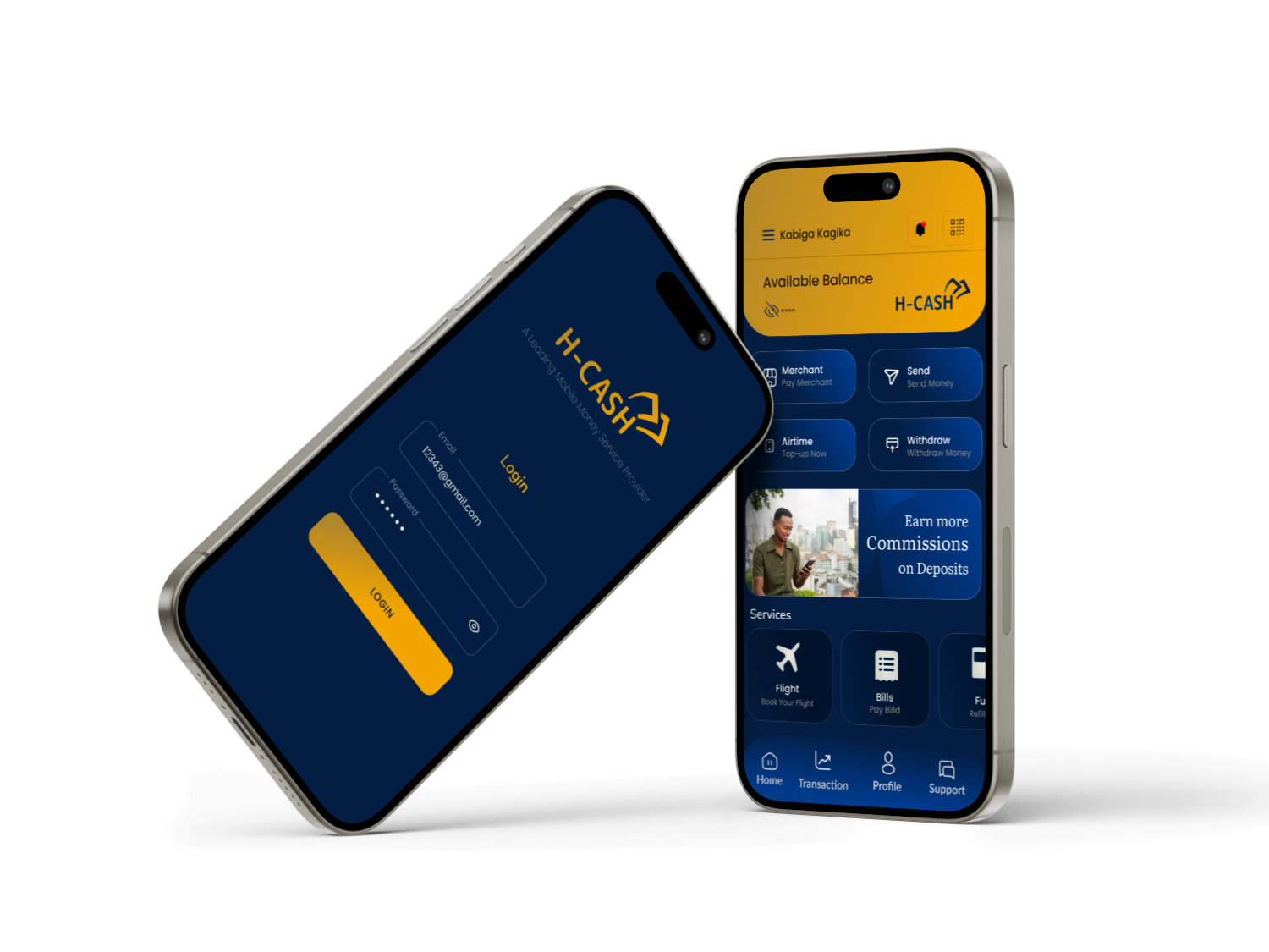 H-Cash Mobile Wallet